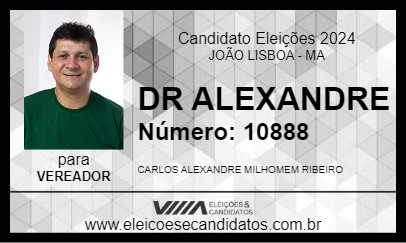 Candidato DR ALEXANDRE 2024 - JOÃO LISBOA - Eleições