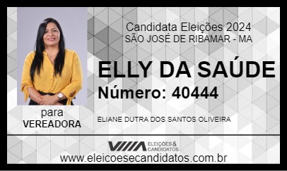 Candidato ELLY DA SAÚDE 2024 - SÃO JOSÉ DE RIBAMAR - Eleições