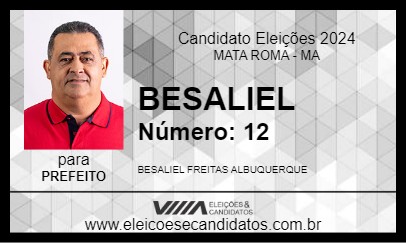 Candidato BESALIEL 2024 - MATA ROMA - Eleições