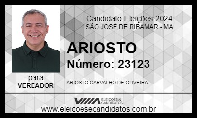 Candidato ARIOSTO 2024 - SÃO JOSÉ DE RIBAMAR - Eleições