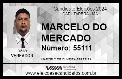 Candidato MARCELO DO MERCADO 2024 - CARUTAPERA - Eleições