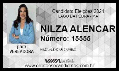 Candidato NILZA ALENCAR 2024 - LAGO DA PEDRA - Eleições