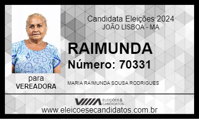 Candidato RAIMUNDA 2024 - JOÃO LISBOA - Eleições