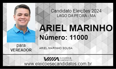 Candidato ARIEL MARINHO 2024 - LAGO DA PEDRA - Eleições