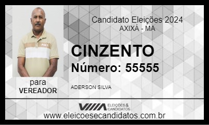 Candidato CINZENTO 2024 - AXIXÁ - Eleições