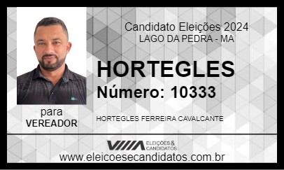 Candidato HORTEGLES 2024 - LAGO DA PEDRA - Eleições