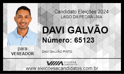 Candidato DAVI GALVÃO 2024 - LAGO DA PEDRA - Eleições