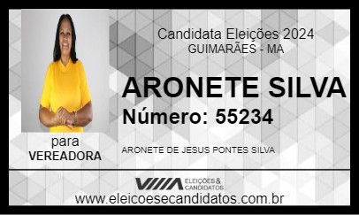 Candidato ARONETE SILVA 2024 - GUIMARÃES - Eleições