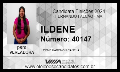 Candidato ILDENE 2024 - FERNANDO FALCÃO - Eleições