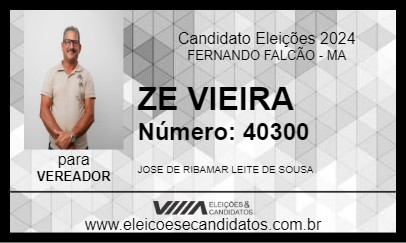 Candidato ZE VIEIRA 2024 - FERNANDO FALCÃO - Eleições