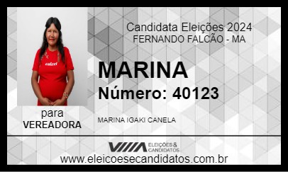 Candidato MARINA 2024 - FERNANDO FALCÃO - Eleições