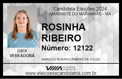 Candidato ROSINHA RIBEIRO 2024 - AMARANTE DO MARANHÃO - Eleições