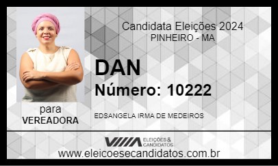 Candidato DAN 2024 - PINHEIRO - Eleições