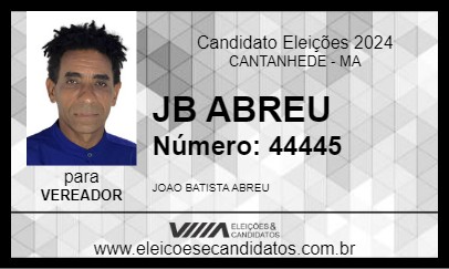 Candidato JB ABREU 2024 - CANTANHEDE - Eleições