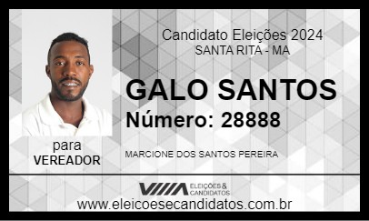 Candidato GALO SANTOS 2024 - SANTA RITA - Eleições