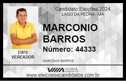 Candidato MARCONIO BARROS 2024 - LAGO DA PEDRA - Eleições