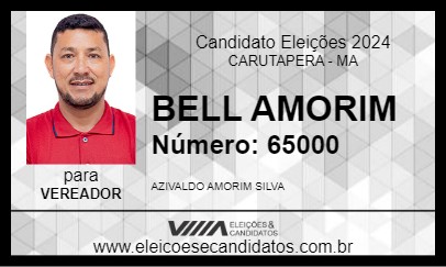 Candidato BELL AMORIM 2024 - CARUTAPERA - Eleições