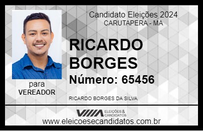 Candidato RICARDO BORGES 2024 - CARUTAPERA - Eleições