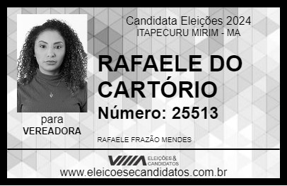 Candidato RAFAELE DO CARTÓRIO 2024 - ITAPECURU MIRIM - Eleições