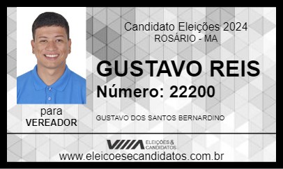 Candidato GUSTAVO REIS 2024 - ROSÁRIO - Eleições