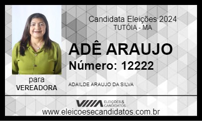 Candidato ADÊ ARAUJO 2024 - TUTÓIA - Eleições