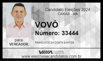 Candidato VOVÔ 2024 - CAXIAS - Eleições