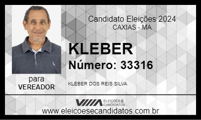 Candidato KLEBER 2024 - CAXIAS - Eleições