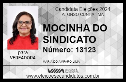 Candidato MOCINHA DO SINDICATO 2024 - AFONSO CUNHA - Eleições