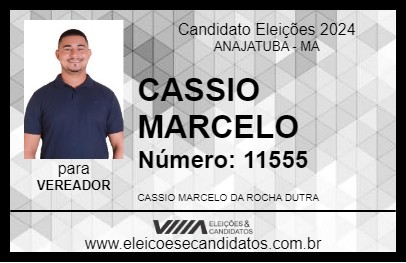 Candidato CASSIO MARCELO 2024 - ANAJATUBA - Eleições