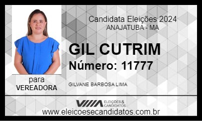 Candidato GIL CUTRIM 2024 - ANAJATUBA - Eleições