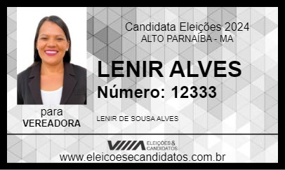 Candidato LENIR ALVES 2024 - ALTO PARNAÍBA - Eleições