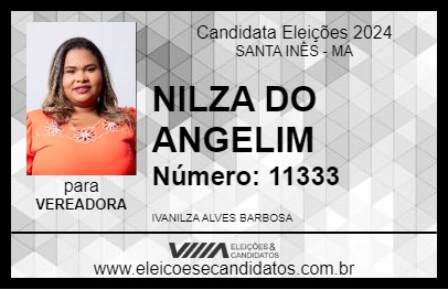 Candidato NILZA DO ANGELIM 2024 - SANTA INÊS - Eleições