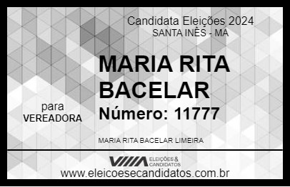 Candidato MARIA RITA BACELAR 2024 - SANTA INÊS - Eleições