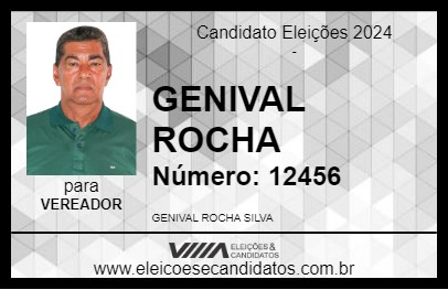 Candidato GENIVAL ROCHA 2024 - HUMBERTO DE CAMPOS - Eleições