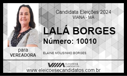 Candidato LALÁ BORGES 2024 - VIANA - Eleições