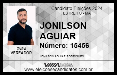 Candidato JONILSON AGUIAR 2024 - ESTREITO - Eleições