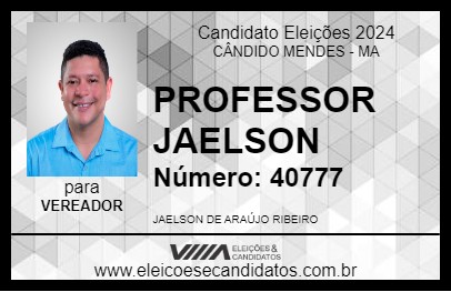 Candidato PROFESSOR JAELSON 2024 - CÂNDIDO MENDES - Eleições