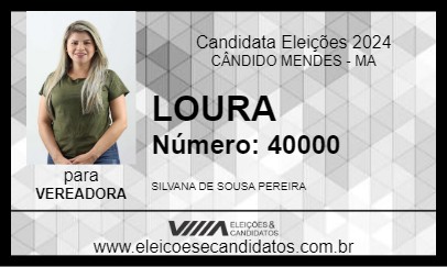 Candidato SILVANA PEREIRA 2024 - CÂNDIDO MENDES - Eleições