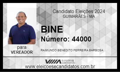 Candidato BINE 2024 - GUIMARÃES - Eleições