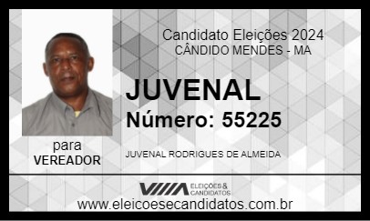 Candidato JUVENAL 2024 - CÂNDIDO MENDES - Eleições