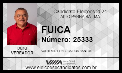 Candidato FUICA 2024 - ALTO PARNAÍBA - Eleições