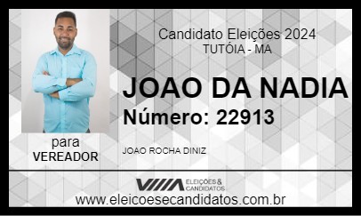 Candidato JOAO DA NADIA 2024 - TUTÓIA - Eleições