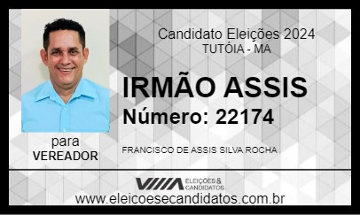 Candidato IRMÃO ASSIS 2024 - TUTÓIA - Eleições