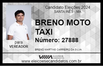 Candidato BRENO MOTO TAXI 2024 - SANTA INÊS - Eleições