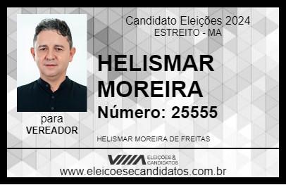 Candidato HELISMAR MOREIRA 2024 - ESTREITO - Eleições