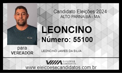 Candidato LEONCINO 2024 - ALTO PARNAÍBA - Eleições