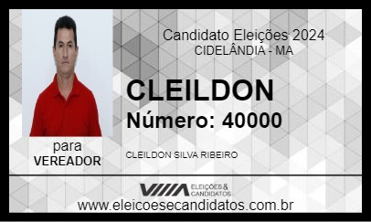 Candidato PIÇARRA 2024 - CIDELÂNDIA - Eleições