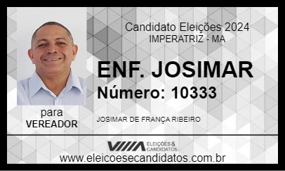 Candidato ENF. JOSIMAR 2024 - IMPERATRIZ - Eleições