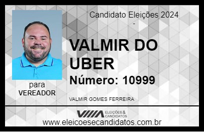 Candidato VALMIR DO UBER 2024 - IMPERATRIZ - Eleições