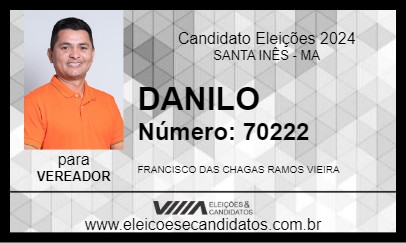 Candidato DANILO 2024 - SANTA INÊS - Eleições